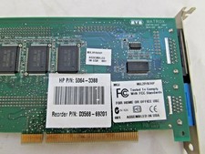 MIL2P/8/HP hewlett packard hp matrox pci video card millennium ii 8MB with vga picture