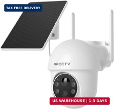 ARCCTV Solar Security Cameras Wireless Outdoor 4MP 2.5K HD picture