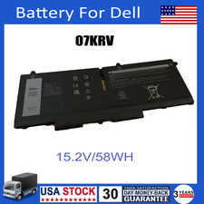 New 58Wh 07KRV Battery Fits for Dell Latitude 5330 5430 Precision 3570 M69D0 picture