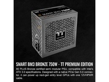 Thermaltake Smart BM3 750W 80Plus Bronze ATX 3.0 & PCIE 5.0 Ready Semi-Modular picture