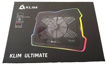 10-17 In KLIM Ultimate RGB Laptop Cooling Pad W/ LED & Fan Rim For Gaming Laptop picture