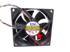 AVC DS08025B12U 8025 0.70A 4-wire PWM double ball gale volume cooling fan picture