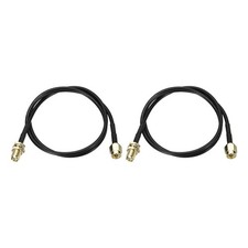 Antenna Extension Cables 2Pcs 1.6FT RP-SMA Female to RP-SMA Male picture