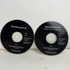 HP Compaq Windows XP Tablet PC Edition OS Restore Discs 1 & 2 Light Scratches picture