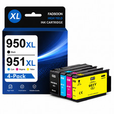 FADSOON® 950XL 1BK 951XL 3PK Compatible for Officejet Pro 8610 8615 8620 8625 picture