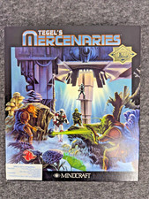 Tegel's Mercenaries Big Box IBM PC Game - Mindcraft 1991 Complete In Box picture