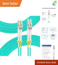 OM3 50M Multimode Fiber Optic Cable - LC Duplex Connector for 10G Networks picture