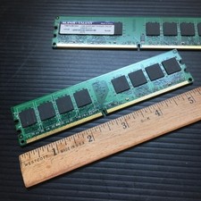 2PCS Super Talent T667UB1GV 1GB DDR2-667 PC5300 64MX8 CL5 Value PC Memory picture