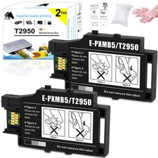 2 PCS WF100 T2950 Maintenance Box Waste Ink Tank Fits WF110 ECC110 picture
