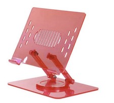Incipio Adjustable Laptop Stand, Pink Dual Pivot, Swivel, Light Weight New Seale picture