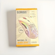 SEALED new Glorious Model D Wireless White RGB Gaming Mouse 19000 DPI picture
