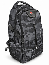 Ruigor Icons Black Camo Laptop Backpack Large Travel Computer Bag NEW picture