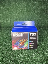Genuine Epson 702 Ink cartridge 4-color set Magenta Cyan Yellow Black EXP 07/28 picture