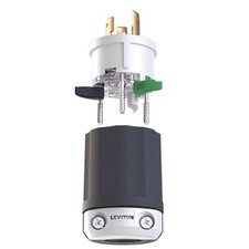 Leviton 3026866 Lever Edge Commercial & Residential Plastic Locking Plug L5-20P picture