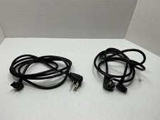 Longwell E55349 Ac Power Cord 7A 125V 5 FT 3 Prong Pin LP-31L Angled Elbow VGC picture