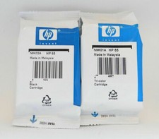 2 pack HP 65 Black & Color Combo Ink cartridge for AMP Envy Deskjet Printer OEM picture