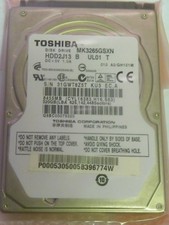 Toshiba MK3265GSXN (HDD2J13 B UL01 T) 010 A0/GH101M Laptop 320GB 2.5