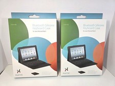 Pk of 2 Bluetooth Silicone Keyboard CASE for iPad and iPad 2 Wireless Pairs, New picture