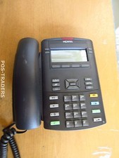 Nortel 1220 IP VoIP Phone Black Telephone Black NTYS19 INCL HANDSET & STAND picture