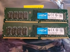Tested GOOD Pair 2x Crucial 16GB DDR4 2666 DIMM Memory RAM CT16G4DFD8266 32GB picture