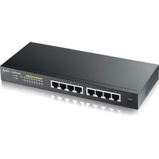 ZyXEL GS1900-8HP Fanless 8-Port GbE 70w PoE+ L2 Web Managed Desktop Switch picture