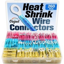 260Pcs Heat Shrink Wire Connectors Kit - Marine Automotive Electrical...  picture