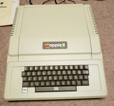 Vintage Apple II Plus Computer Disk x 2  Original Boxes Manuals Extras UNTESTED picture