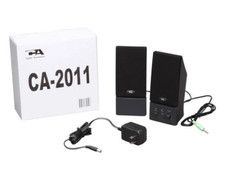 Lot Of 2 New Cyber Acoustics CA-2011 Audio System Computer Speakers picture