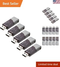 Compact and Durable 128GB Turbo USB 3.0 Flash Drive 5-Pack for Portable Storage picture