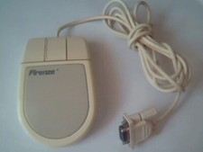 Vintage Firenze Mouse Model 600 3-button 9-pin serial connector  - Working picture