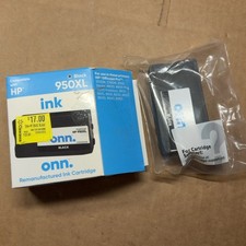 ONN black Ink Cartridge 4 HP 950XL Officejet Pro 8600 8610 8620 re-manufactured picture