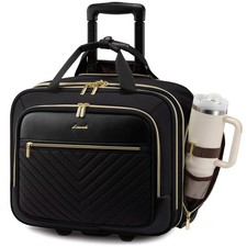 LOVEVOOK Rolling Laptop Bag for Women, Underseat 17