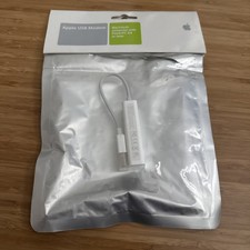 Genuine OEM Apple 56K USB Ethernet Modem Adapter MA034Z/A Vintage Mac Box picture