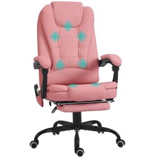 Office Chair 7 Point Vibrating Massage High Back Pink Vinsetto 921-342V81PK picture