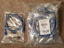 Monoprice 3 ft 550MHz Category cat 6 Ethernet Network Patch Cable Blue UTP 11 pc picture