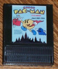 SUPER PACMAN Cartridge 800/XL/XE Atari New 1984 Rev picture