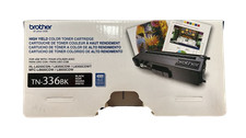 Original Brother TN-336bk Black Toner Cartridge New Open Box picture