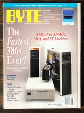 Byte Magazine June 1989 picture