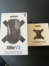 Pulsar Xlite V3 Gaming Mouse — Used | Superglide Skates + Supergrip Tape + 4K Po picture