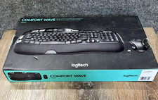 Logitech MK550 Comfort Wave K350 Wireless Keyboard M510 Mouse Combo w/USB - Read picture
