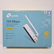 TP-Link TL-WN722N Ver: 3.28 150Mbps High Gain Wireless USB Adapter Open Box  picture