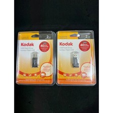 Kodak USB Flash Drive 2GB Black NEW 2-Pack Hi-Speed Portable Storage Drive picture