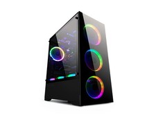b-Voguish Gaming PC Case with Tempered Glass panels, USB3.0, Support E-ATX, A... picture