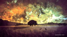 Landscape  art 3d abstract nature harvest surreal Custom Gaming Mat Desk picture