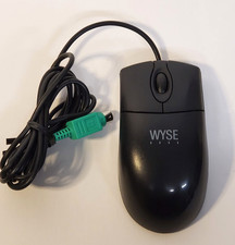 Wyse Dell 770510-21L PS-2 Scroll Wired BLACK Optical Mouse MO42KOP PS/2 picture