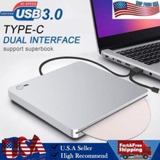 4K UHD Burner USB External Super Slim BD DVD CD RW Disc Writer Movie Player picture