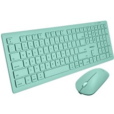 Macally Wireless Keyboard and Mouse Combo for Mac mini/Pro, iMac, MacBook, iP... picture