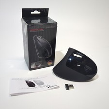 Perixx PERIMICE-713N Wireless Ergonomic Vertical Black Mouse picture