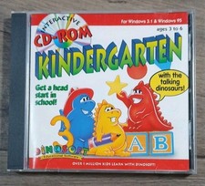 Vintage Dinosoft Interactive Kindergarten Educational CD-ROM Windows 3.1 & 95 picture