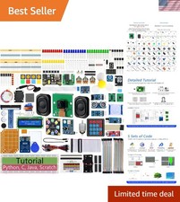 Comprehensive Raspberry Pi Starter Kit with 1170-Page Tutorial & 386 Components picture